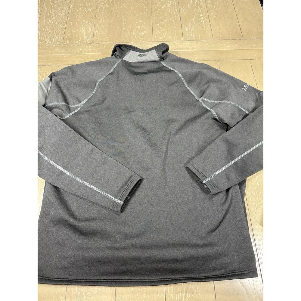 Marmot 1/4 Zip Fleece Pullover Jacket‎ Large Black  Sweater Hiking Base Layer